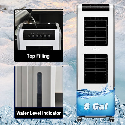 YougetTech 37'' Portable 3000CFM Evaporative Air Cooler