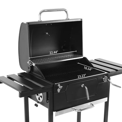 24" CD1824EC, Charcoal BBQ Grill with Cover