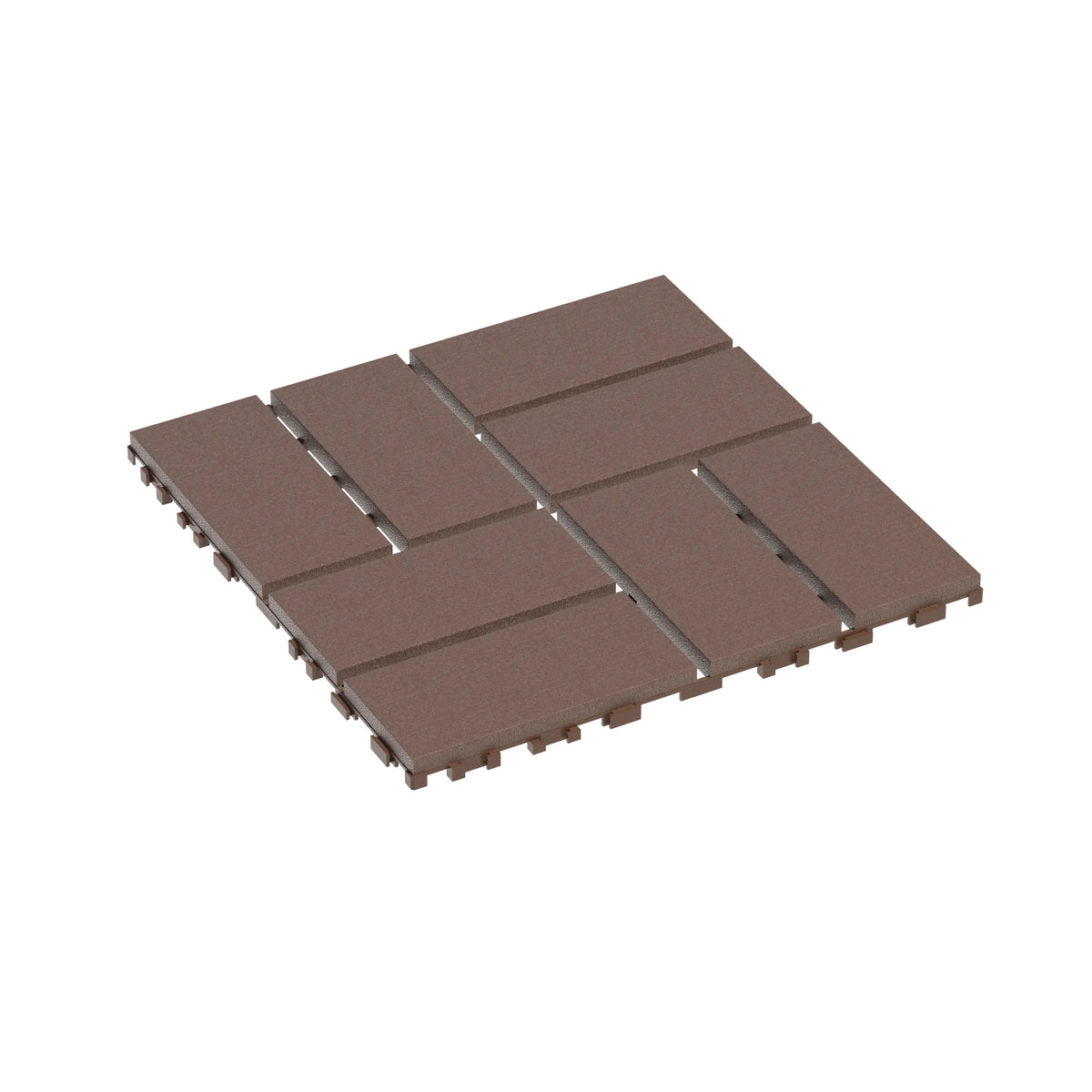 44PCS Plastic Interlocking Deck Tiles,Patio Deck Tiles,12"x12" Square Waterproof Outdoor