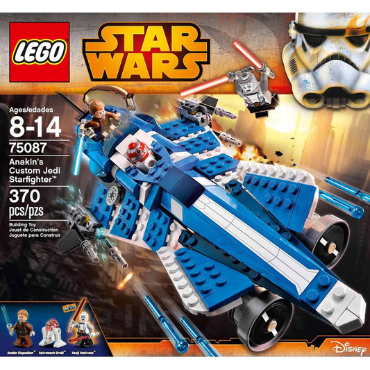 Star Wars The Clone Wars Anakins Custom Jedi Starfighter Set LEGO 75087
