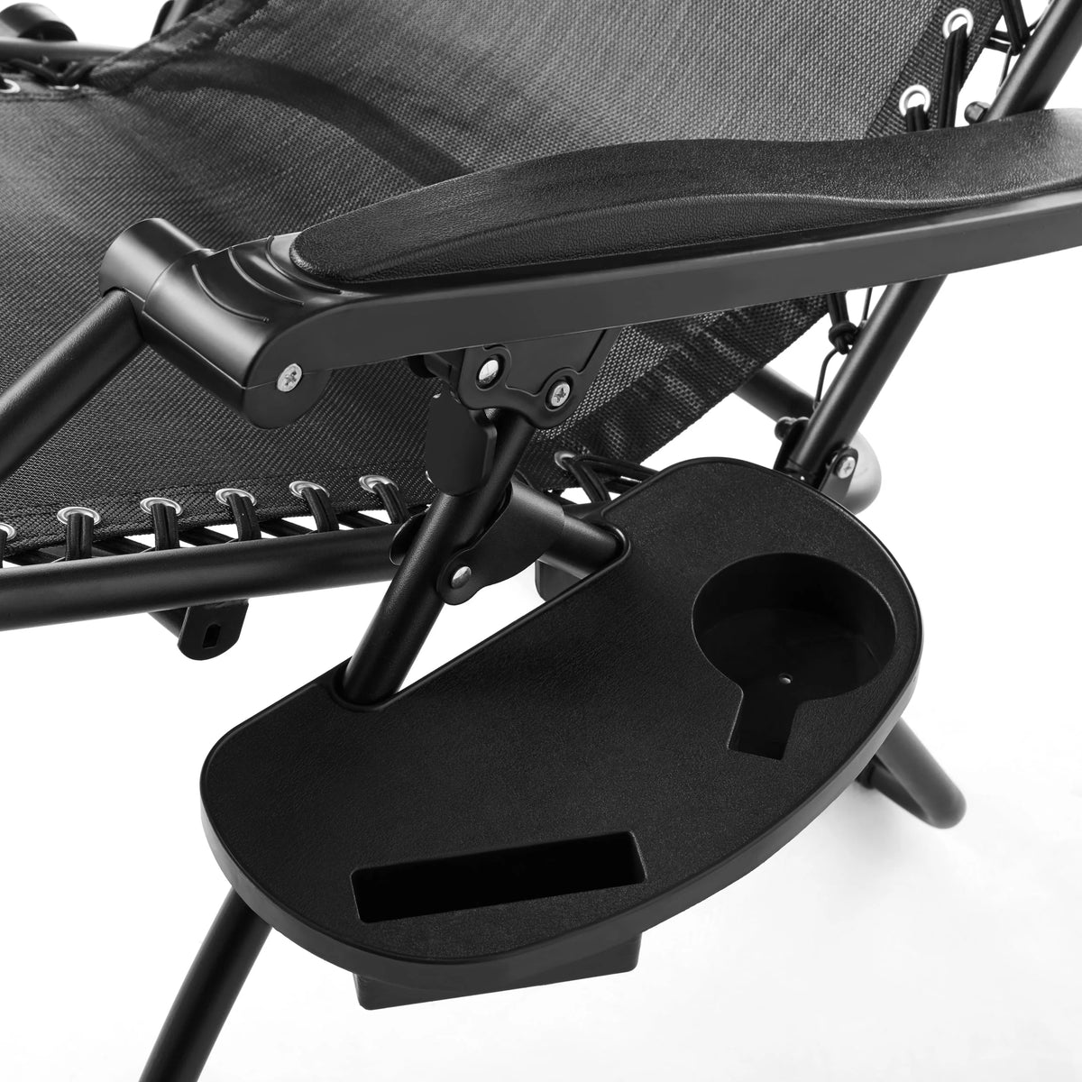 Mainstays Zero Gravity Chair Lounger, 2 Pack - Black