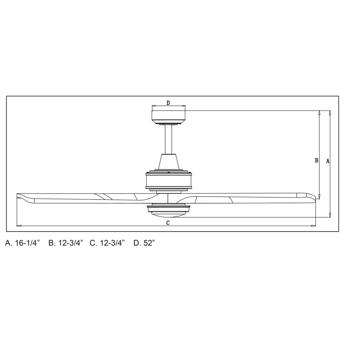 Vaxcel Curtiss Satin Brass Mid-Century Modern MCM Wood Propeller Ceiling Fan with LED Light Kit and Remote