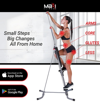 MaxiClimber Classic Vertical Resistance Climber and Cardio Exercise System