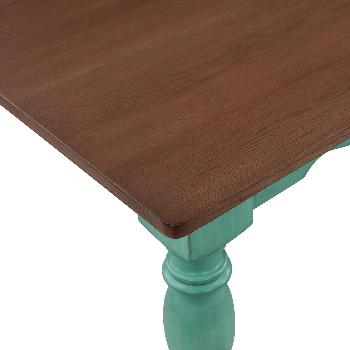 The Pioneer Woman Dining Table Made With Solid Wood Frame, Teal