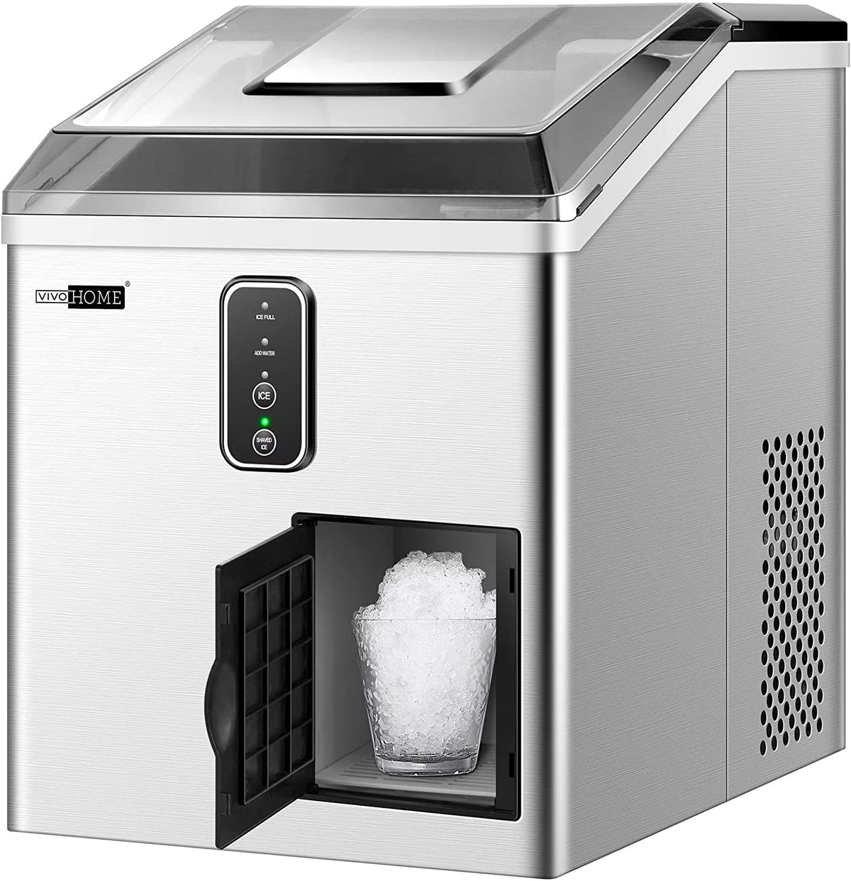VIVOHOME 2 in 1 Countertop Ice Maker & Ice Shaver Machine, 33lbs/Day