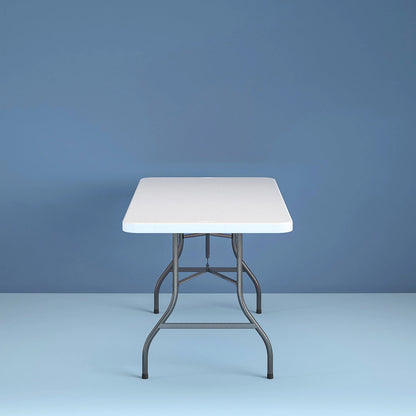 Cosco 6 Foot Folding Table In White Speckle