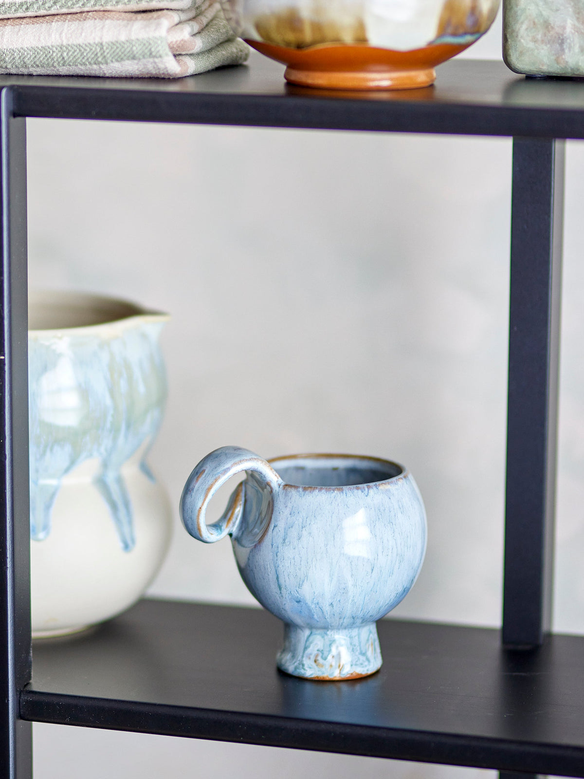 Avonlea stoneware Cup, Sky blue, set of 4