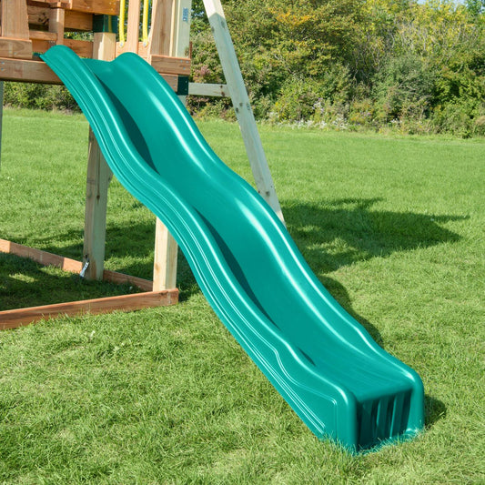 Swing-N-Slide 4 Foot Cool Wave Slide with Lifetime Warranty. Green