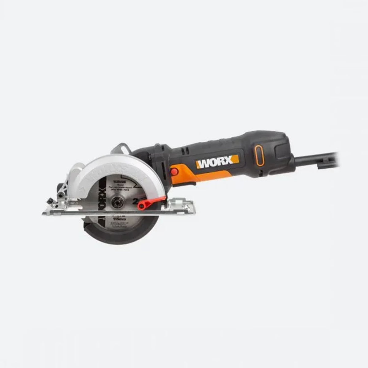 WORX WX439L 4.5 Inch and 4.5 Amp One Hand Compact Circular Saw, Black and Orange