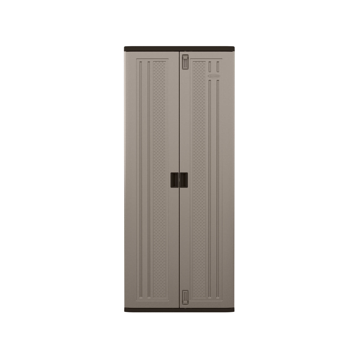 Suncast 3-Shelf Resin Base Garage Cabinet Locker, Gray