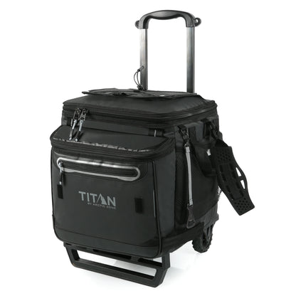 Titan by Arctic Zone 60 Can, 40 Quart Soft Cooler with Wheels, Basalt Gray