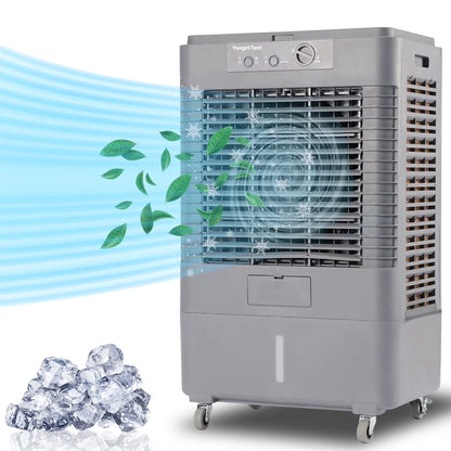 YougetTech 37'' Portable 3000CFM Evaporative Air Cooler