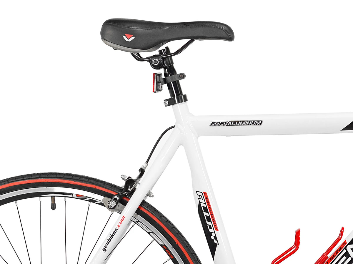 700c Saber Men's Road Bike, Medium, White