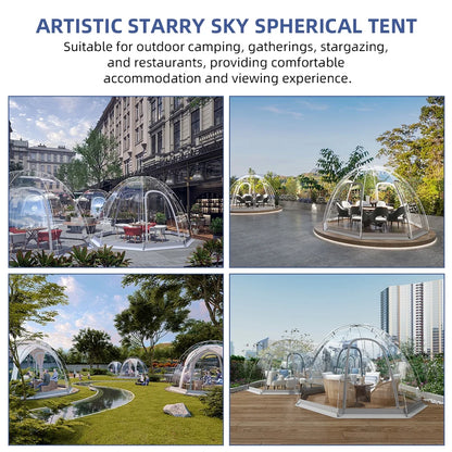 tent,Bubble Tent Weatherproof Shelter Party - Winter Tent Oversize Weather Proof - Oversize Weather Tent 8-10 Person - Cold Tent Party Cold-resistant Tent 8-10 Person Bubble Pod - Cold