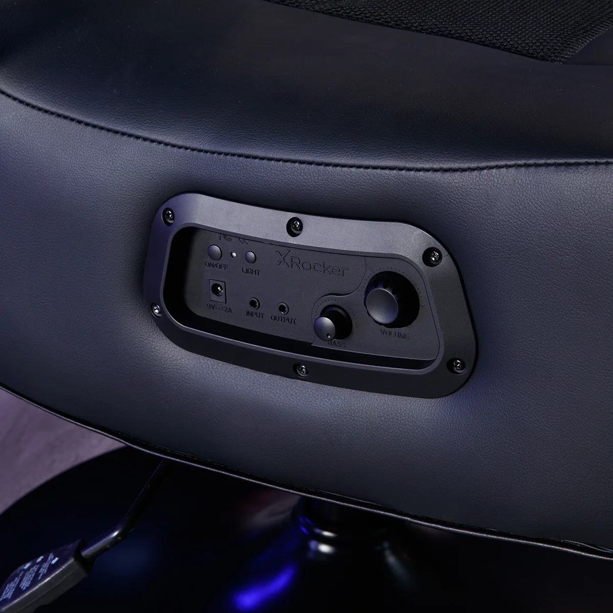 X Rocker Nemesis RGB Pedestal Gaming Chair, Black