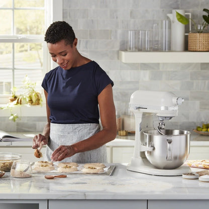 KitchenAid 7 Quart Bowl-Lift Stand Mixers with Accessories, Cast Iron Black, KSM70SKXX