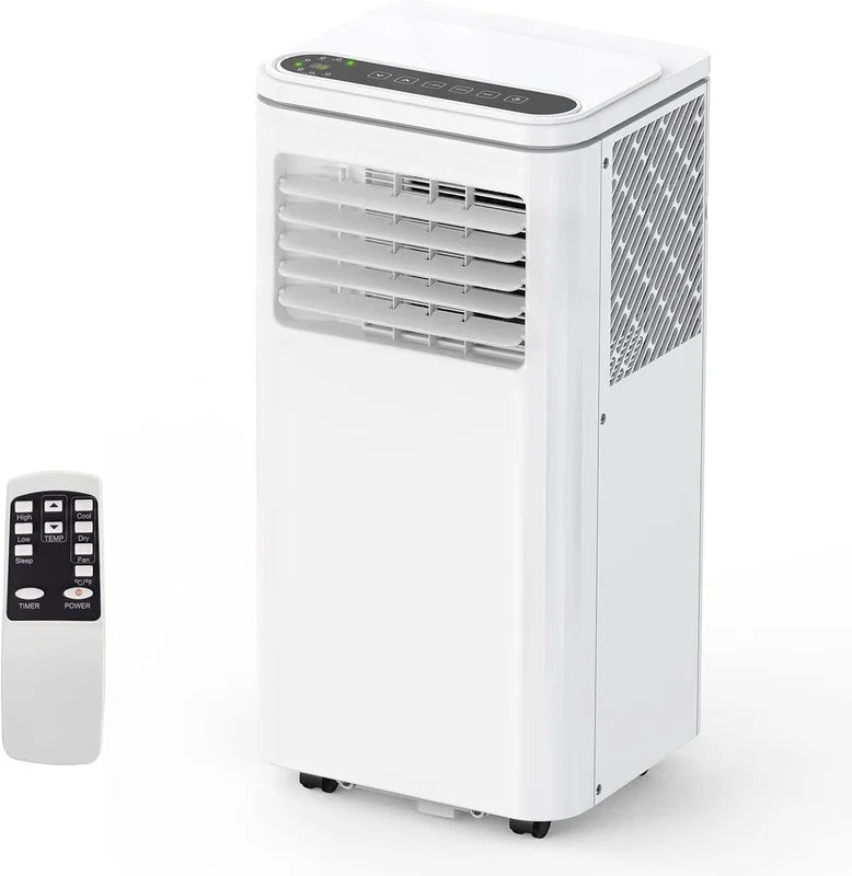 10000 BTU Portable Air Conditioner, 4-In-1 (Cool/Dehumidify/Fan) With Remote, LED Touch Control & 24H Timer & Window Mount Kit, Air Conditioners Cools Rooms Up to 450 Sq.Ft for Home, Office Room