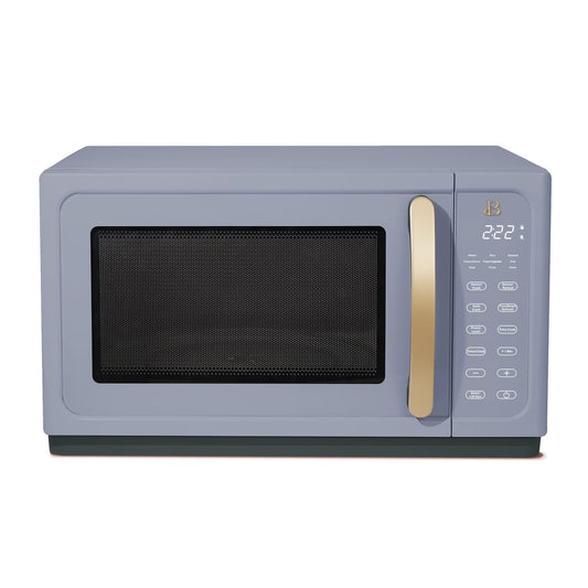 Beautiful 1.1 Cu ft 1000 Watt, Sensor Microwave Oven, White Icing by Drew Barrymore, New