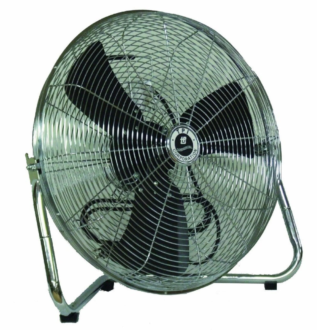 TPI 1-Phase, 120V 12" Industrial Floor Fan 1/12 HP