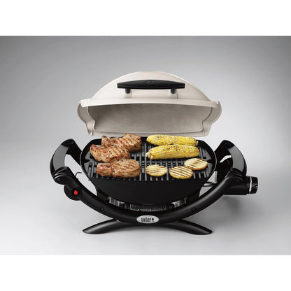 Weber Q 1000 1-Burner Portable Gas Grill, Titanium