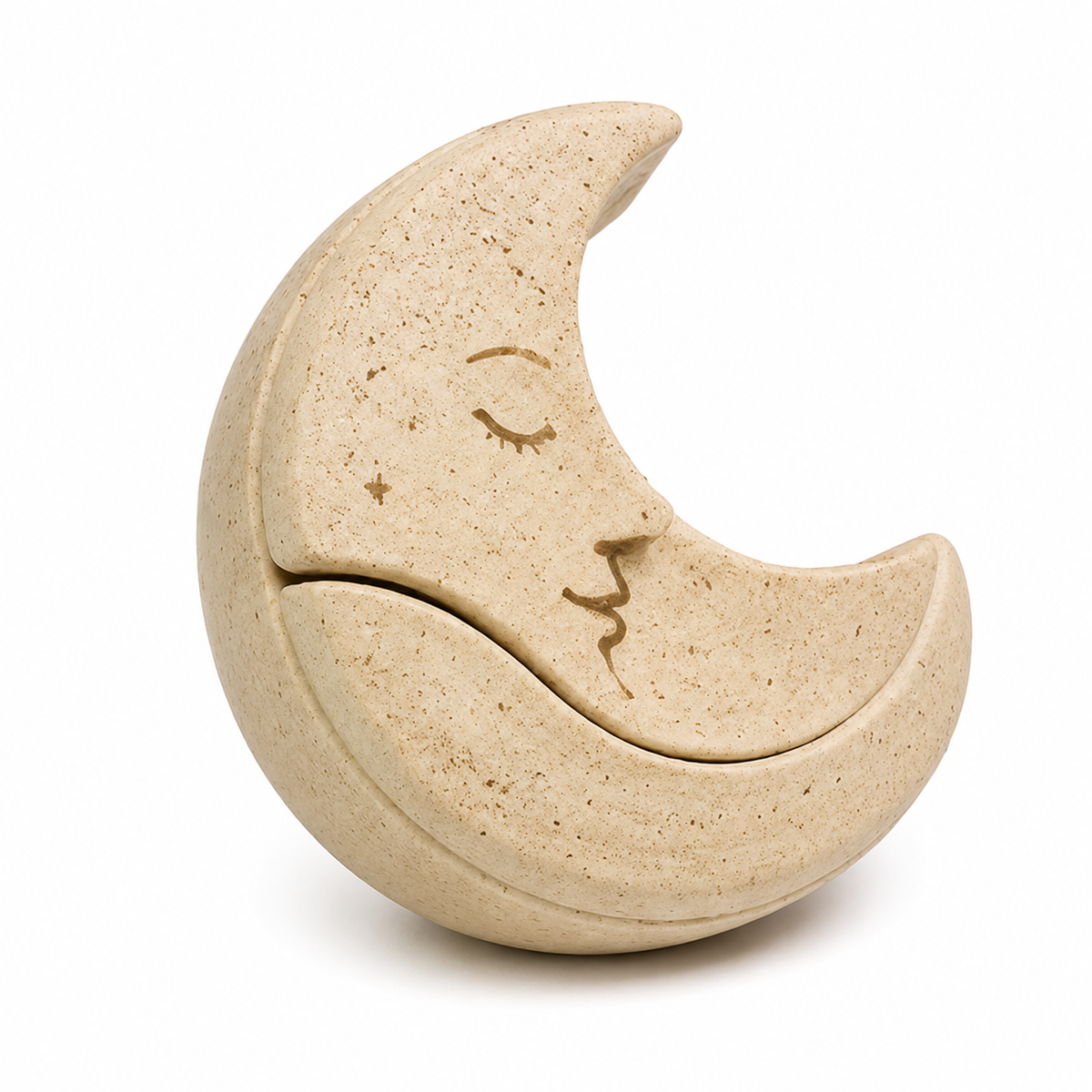 Ceramic Crescent Moon Decorative Bowl