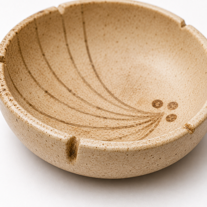 Ceramic Leaf Design Decorative Bowl