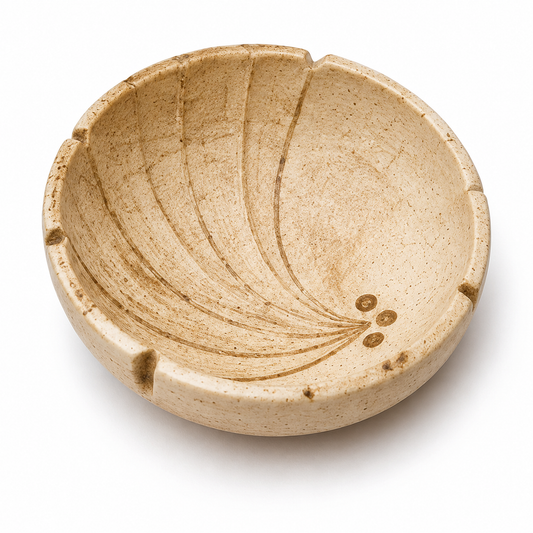 Ceramic Leaf Design Decorative Bowl