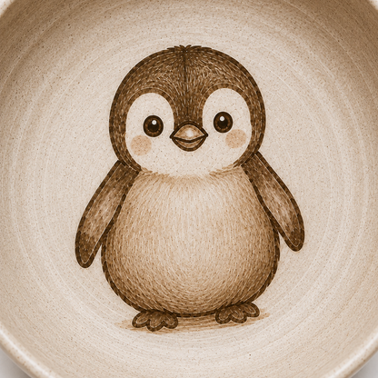 Ceramic Penguin Decorative Bowl