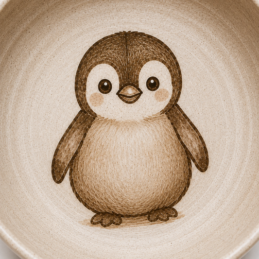 Ceramic Penguin Decorative Bowl
