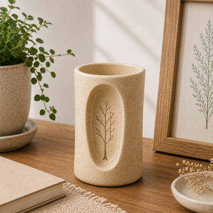 Ceramic Tree Design Decorative Planter