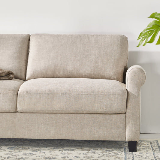 Zinus Josh 2-Seater Loveseat, Beige