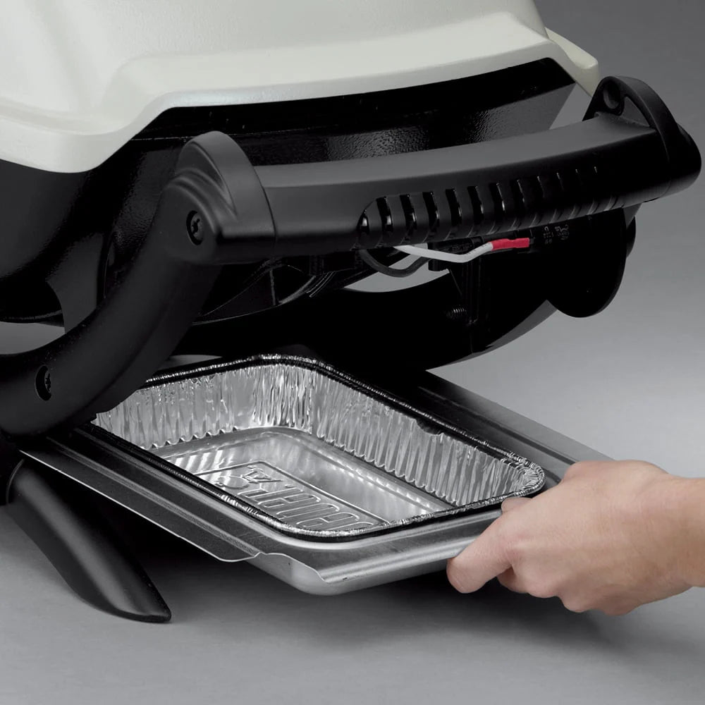 Weber Q 1000 1-Burner Portable Gas Grill, Titanium