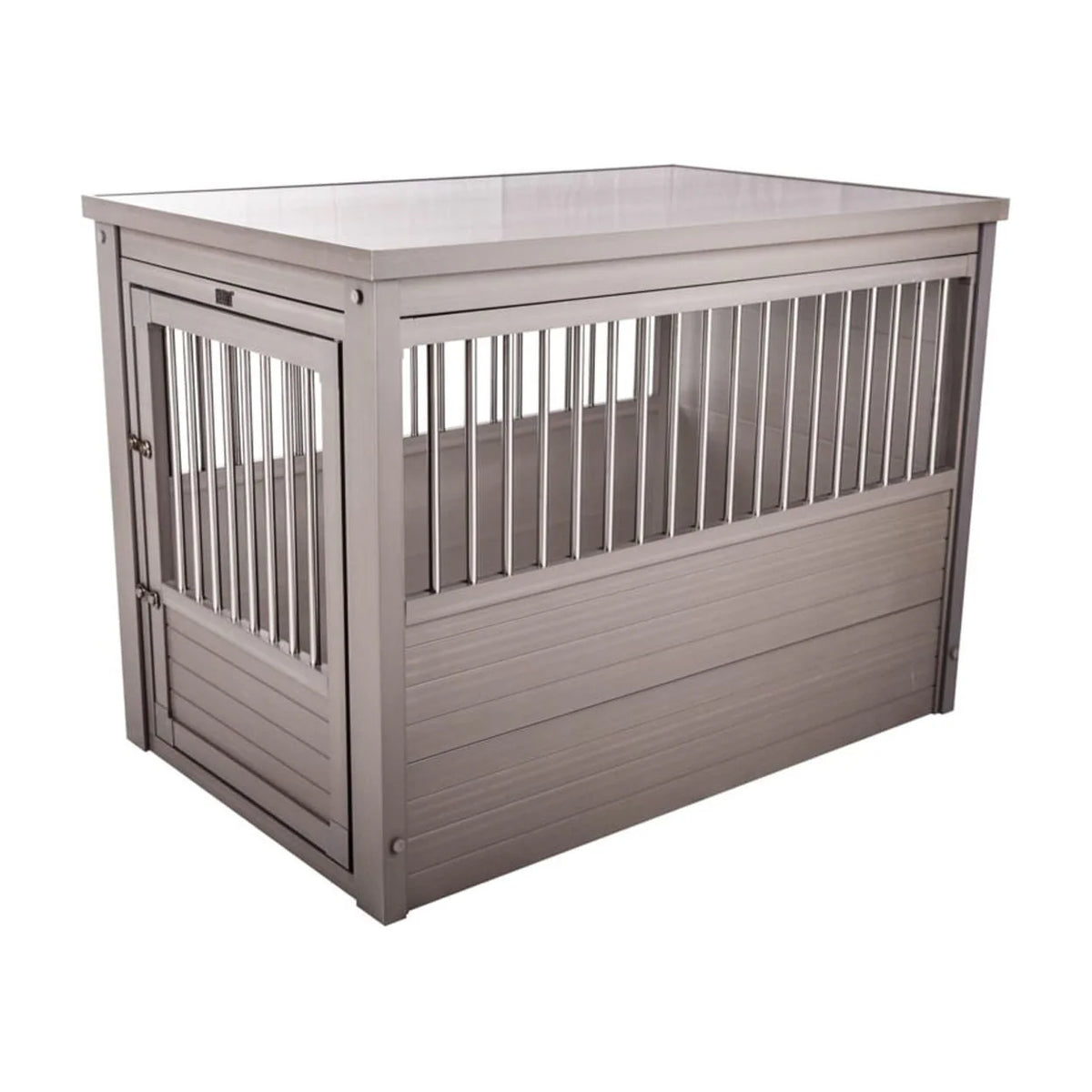 ECOFLEX® Dog Crate End Table - Grey Large