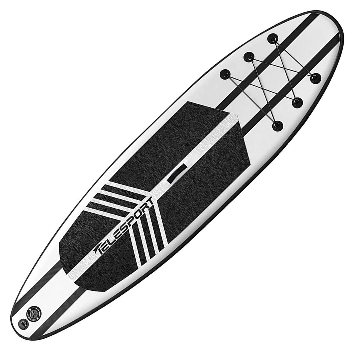 TELESPORT Paddle Boards Inflatable Paddleboard with Accessories, Black