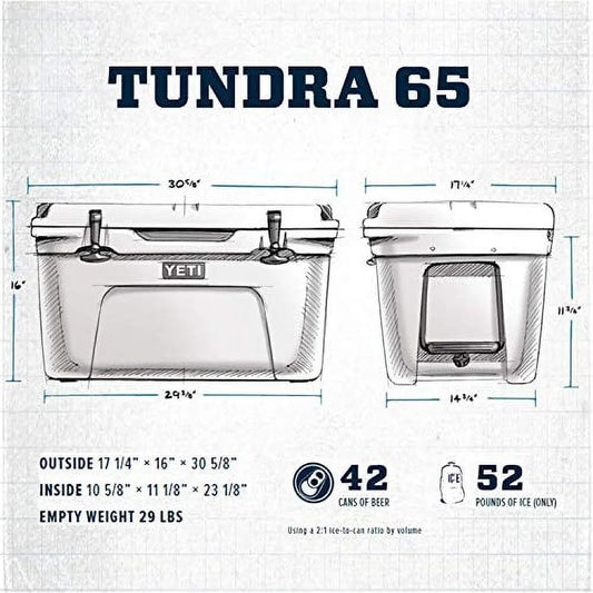 YETI Tundra 65 Cooler, Aquifer Blue