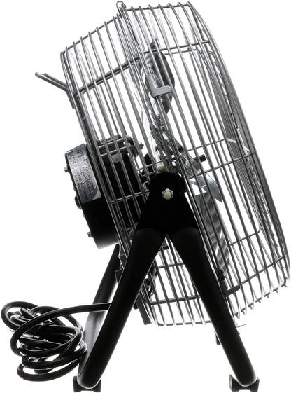 TPI 1-Phase, 120V 12" Industrial Floor Fan 1/12 HP