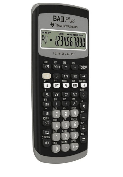 BA-II Plus Advance Financial Calculator, Dark Gray