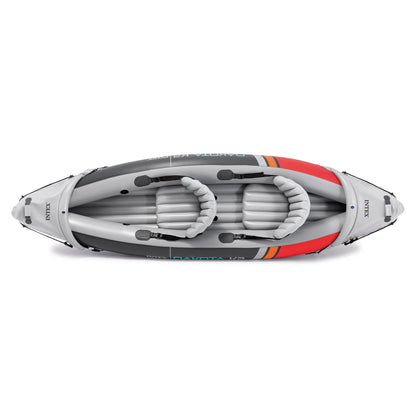 Intex Dakota K2 2 Person Inflatable Kayak & Accessory Kit w/Oars & Pump