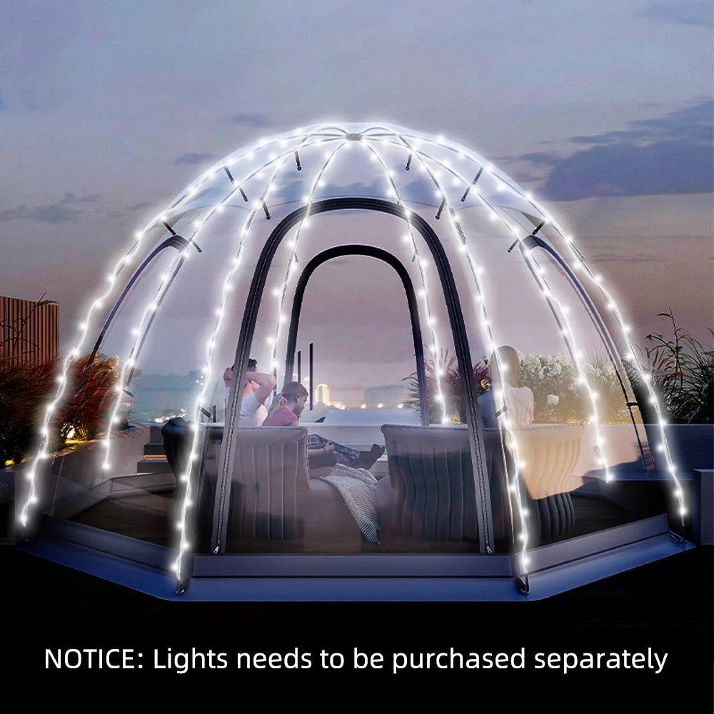 tent,Bubble Tent Weatherproof Shelter Party - Winter Tent Oversize Weather Proof - Oversize Weather Tent 8-10 Person - Cold Tent Party Cold-resistant Tent 8-10 Person Bubble Pod - Cold