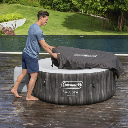 Coleman Bahamas AirJet Inflatable Outdoor Round Hot Tub 2-4 Person with Pump #P08411