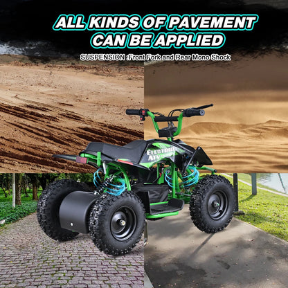 Aoemoe 500W Ride-On Racer �C 15mph Speed, 36V Battery, 45�C60 Min Play, Blue