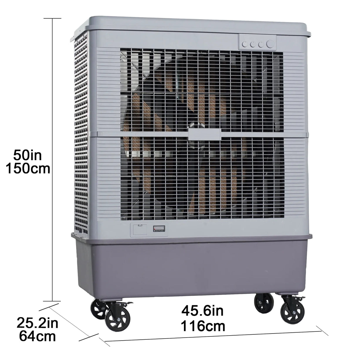 YougetTech 37'' Portable 3000CFM Evaporative Air Cooler