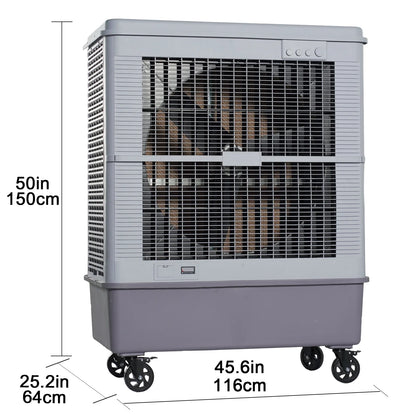 YougetTech 37'' Portable 3000CFM Evaporative Air Cooler