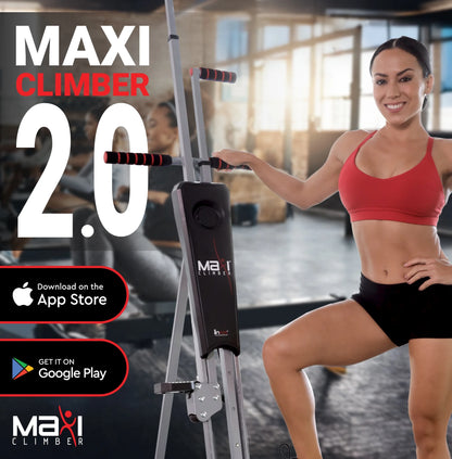 MaxiClimber Classic Vertical Resistance Climber and Cardio Exercise System