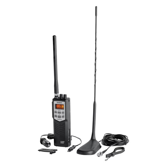 Uniden Pro Series 40-Channel Handheld CB Radio with Magnet-Mount Antenna, Black, PRO501TKPT