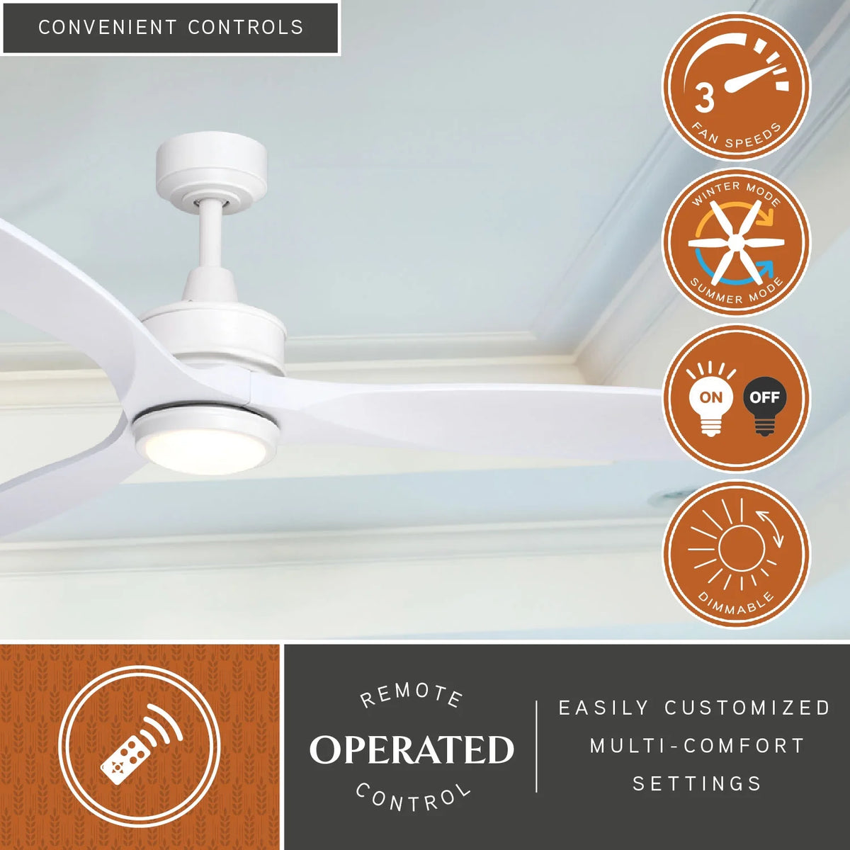Vaxcel Curtiss Satin Brass Mid-Century Modern MCM Wood Propeller Ceiling Fan with LED Light Kit and Remote