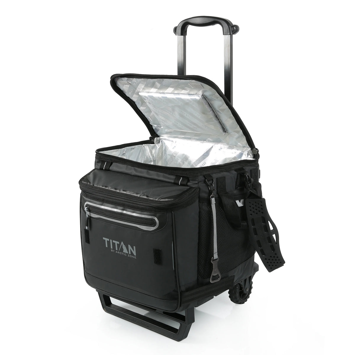 Titan by Arctic Zone 60 Can, 40 Quart Soft Cooler with Wheels, Basalt Gray