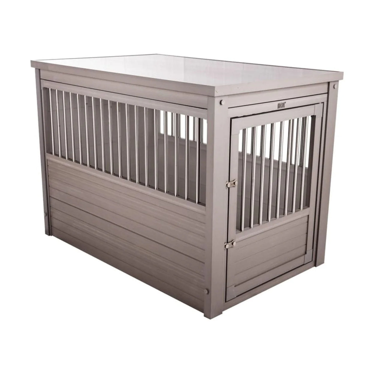 ECOFLEX® Dog Crate End Table - Grey Large