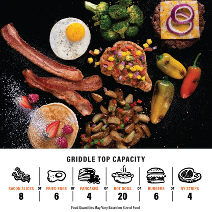 Blackstone Adventure Ready 12"x14�� Propane Camping Griddle with Side Burner
