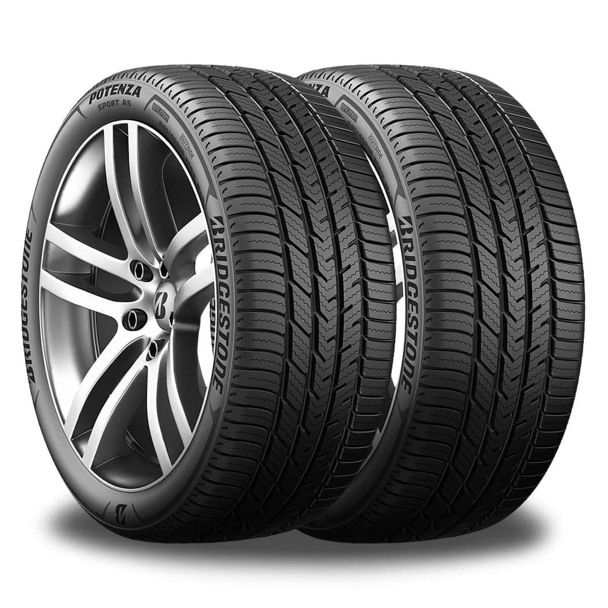 2 Bridgestone Potenza Sport AS 245/45R17 99W All Season Ultra High Performance BR011928 / 245/45/17 / 2454517